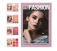 Eyeshadow Makeup Palette, 24-Color High Pigment Set, Glitter Waterproof Blush with Radiant Finish, Compact Cosmetic with Design, Premium Beauty Aid for Women, Best Daily Support