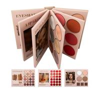 Eyeshadow Makeup Palette, 24-Color High Pigment Set, Glitter Waterproof Blush with Radiant Finish, Compact Cosmetic with Design, Premium Beauty Aid for Women, Best Daily Support