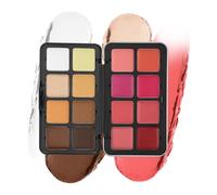 Eyeshadow Palette, 16 Color Cream Eye Shadow Makeup Blush, Long Lasting Waterproof Formula, Concealer and Highlighter Set, Compact Size, Great for Women, Travel, Wedding, Party, Birthday, Christmas