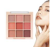 Eyeshadow Palette Professional 9 Colors Eyeshadow Makeup, Eyeshadow Makeup Palette, Shimmer Glitter Make Up Palette, Eyeshadow Makeup Pallete for Women and Girls