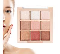 Eyeshadow Palette Professional 9 Colors Eyeshadow Makeup, Eyeshadow Makeup Palette, Shimmer Glitter Make Up Palette, Eyeshadow Makeup Pallete for Women and Girls