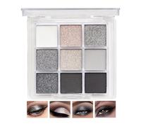Eyeshadow - , Smoky Makeup, Matte Shimmer High Pigment 9 Color Shadow Set, Blendable Gothic Cosmetics, Eye Makeup for Women and Prom Parties, Nine Colors