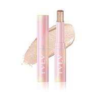 Eyeshadow Stick Jelly Glitter Eyeshadow Stick Shimmer Highlighter Stick Texture Cremosa per Occhi Interni Viso Corpo Labbra Make Up 6 Colori 02# Champagne