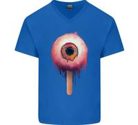 Eyesicle Horror Hangover Eye Gotico Demone Maglietta In Cotone A V Per Uomo