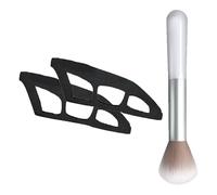EyeTour Honeshadow Strumento, 2x Per Applicatore Per Ombretti, Stencil Di Trucco Rapidi Con Pennello, Stencil Per Ombretti Per Gli Occhi, Modello Di Fodera Per Gli Occhi