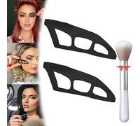 EyeTour il tuo glam bestie eyetour ombretto strumento, guida per ombretto degli occhi, strumento di trucco degli occhi per ombretto, stencil per ombretti per gli occhi 2pcs