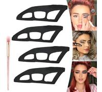 Eyetour Your Glam Bestie, Strumento for ombretti Eyetour, Guida for ombretti Eyetour, Strumento for il trucco Eyetour for ombretti, Stencil for ombretti for occhi, Stampini for ombretti con trucco rap