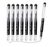 EYEYE Penna stilografica usa e getta, 8 pezzi, nero, comoda per scrivere a lungo, scrittura liscia per principianti, calligrafia, diario, disegno