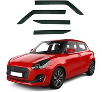 EYEZER 4 Pezzi Auto Vento Deflettori per Suzuki Swift 2017-2024, Porta Pioggia Deflettori, Finestra Laterale Aria Deflettori, Accessori Auto.