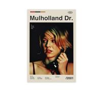 EYEZER Mulholland Drive, poster vintage del film su tela, decorazione artistica da parete per soggiorno e camera da letto, senza cornice, 50 x 75 cm