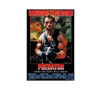 EYEZER Poster del film Predator, stampa su tela, decorazione per camera da letto, sport, ufficio, stanza, regalo, senza cornice, 40 x 60 cm