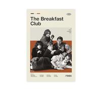 EYEZER Poster del film The Breakfast Club su tela, decorazione per camera da letto, sport, ufficio, stanza, regalo, senza cornice, 20 x 30 cm