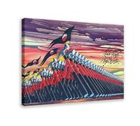 EYEZER Poster su tela con stampa dei Pink Floyd The Wall Hammers, decorazione artistica da parete per soggiorno, camera da letto, decorazione con cornice, 20 x 30 cm
