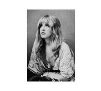 EYEZER Poster su tela, motivo: Stevie Nicks, stampa artistica da parete per soggiorno, camera da letto, senza cornice, 20 x 30 cm