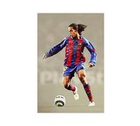 EYEZER Ronaldinho - Poster su tela, motivo: giocatore di calcio, decorazione artistica da parete per soggiorno, camera da letto, senza cornice, 30 x 45 cm