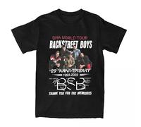 EYGT45Ysw Backstreet Boys Since 1993 Signature Shirt Black S