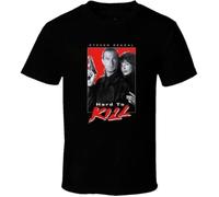 EYGT45Ysw Hard to Kill Men' T-Shirt Steven Seagal Action Movie Marked for Death Black L