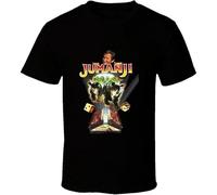 EYGT45Ysw Jumanji Robin Williams Retro Adventure Movie T Shirt Black 3XL