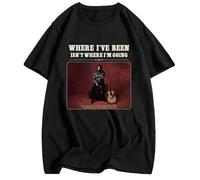 EYGT45Ysw Kendrick Lamar Where I've Been Isn't Where I'm Going Men T Shirt Black S