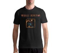 EYGT45Ysw T~Ori Am~OS Soft Man Tops Short Sleeve Pattern Tees Black S