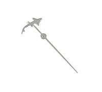 EYJOUTXGG Lancette dei secondi Argento Rosso Blu Verde Nero Arancione Lancette 12,5 mm Fit NH35 NH36 NH38 NH39 NH70 NH72 Parti di ricambio for movimento(Silver)