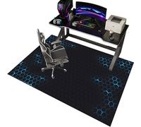 EYKWKB 100 x 160 cm Office Tappeto Salvapavimento Protezione Parquet e Pavimenti Duri, Tappeto Sedia Gaming Antiscivolo, Tappetino di Protezione per Pavimento, Tappeto Salva Parquet