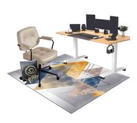 EYKWKB 100 x 160 cm Tappetini per Sedie da Ufficio, Tappeto per Sedia Gaming, Tappeto Sedia Ufficio, Tappeto Gaming Pavimento, Tappeto Sedia Parquet Adatto a Pavimenti in Legno e Piastrellati