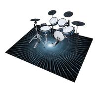 EYKWKB 120 x 100 cm Tappeto Batteria Acustica, Tappetino per Batteria e Percussioni, Tappeto Batteria, Tappeti Rettangolari Antiscivolo per Batteria Elettroniche Rullante Acustica Grancassa