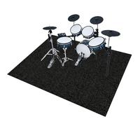 EYKWKB 140 x 120 cm Tappeto Batteria Acustica, Tappetino per Batteria e Percussioni, Tappeto Batteria, Tappeti Rettangolari Antiscivolo per Batteria Elettroniche Rullante Acustica Grancassa