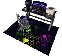 EYKWKB 90 x 120 cm Office Tappeto Salvapavimento Protezione Parquet e Pavimenti Duri Tappeto Sedia Gaming Antiscivolo Tappetino di Protezione per Pavimento Tappeto Salva Parquet