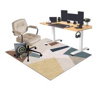 EYKWKB Tappetino Protettivo per Sedia da Ufficio, Tappeto Gaming Pavimento, 130 x 170 cm Tappeto per Sedia con Ruote, Gaming Tappeto Sedia, Tappetino Pavimenti per Parquet e Pavimenti Duri/Piastrelle