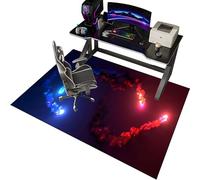 EYKWKB Tappetino salvapavimento, Tappeto Sedia Gaming, Tappetini per Sedie da Ufficio, Tappetini di Protezione per Pavimento, Ufficio Protettore del Tappetino Pavimenti 140 x 160 cm
