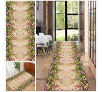 EYKWKB Tappeto Passatoia per Corridoio, Tappeto Cucina Antiscivolo Lavabile, Moderno Tappeto Runner Lungo, Tappeti Camera da Letto, 40 x 150 cm Passatoia Decorata Lavabile, Tappeto per Soggiorno