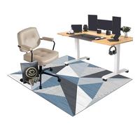 EYKWKB Tappeto per Sedia con Ruote, Tappetino Protettivo per Sedia da Ufficio, Gaming Tappeto Sedia, Tappeto Gaming Pavimento, Tappetino di Protezione per Pavimento 100 x 160 cm