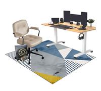 EYKWKB Tappeto Salvapavimento | Tappeto Sedia Gaming/Tappeto Ufficio | Tappetino per Sedia da Ufficio | Gaming Tappeto Sedia | Tappeto per Sedia con Ruote | Tappeto Gaming Pavimento 70 x 100 cm
