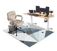 EYKWKB Tappeto Sedia Gaming, Tappetino per Sedia da Ufficio, Tappeto per Sedie da Scrivania, Tappeto per Sedia a Rotelle, Tappeto Salvapavimento per Pavimenti in Legno Duro e Piastrelle 120 x 140 cm