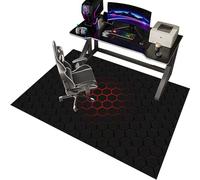 EYKWKB Tappeto sotto Scrivania | Tappetino per Sedia da Ufficio | Tappeto per Sedia Gaming | Tappetino Protettivo per Pavimenti Duri | Protettivo Salvapavimento | Tappeto Sedia Parquet 100 x 120 cm
