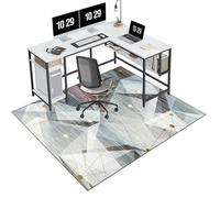 EYKWKB Ufficio protettore del Pavimento, Gaming Tappeto Sedia, 110 x 120 cm Tappetino per Sedia da Ufficio, Tappeto Sedia Gaming, Tappetini per Scrivania e Sedia da Ufficio