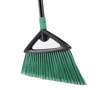 Eyliden Scopa molto resistente, scopa angolare commerciale con manico lungo, superficie ruvida, scopa esterna per garage, cortile, marciapiedi, terrazze, perfetto per cucina, ufficio, lobby