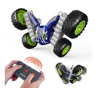 EYLM Macchina Telecomandata per Bambini 4WD RC Stunt Car 2.4GHZ Auto Radiocomandata con 360°Rotazione Acrobatica e Luce LED, Veicolo di Telecomando per Bambini Giocattoli Regalo