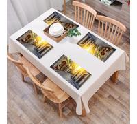 EYLOZS Tovagliette Lavabili,Set di 4 Tovagliette Colazione in PVC,Antiscivolo,Resistenti al Calore,per Tavolo da Cucina,Vicolo stretto a Firenze, Toscana, Italia. Architettura e monumenti di,45x30cm