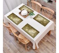 EYLOZS Tovagliette Lavabili,Set di 4 Tovagliette Colazione in PVC,Antiscivolo,Resistenti al Calore,per Tavolo da Cucina,Antica mappa del mondo antico con grande trama, vecchia mappa atlante,45x30cm
