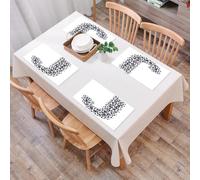 EYLOZS Tovagliette Lavabili,Set di 4 Tovagliette Colazione in PVC,Antiscivolo,Resistenti al Calore,per Tavolo da Cucina,Lettera J, arte calcistica creativa sta da una serie di palloni da calc,45x30cm