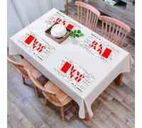 EYLOZS Tovagliette Lavabili,Set di 4 Tovagliette Colazione in PVC,Antiscivolo,Resistenti al Calore,per Tavolo da Cucina,Ti amo, Giornale stilizzato Parole contemporanee di San Valentino inter,45x30cm