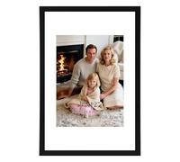 EYMPEU Cornice 20x30,Cornice Foto da Tavolo e Parete in PVC, 1 Pezzo Nera