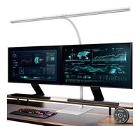 EYOCEAN Lampada da scrivania con controllo gestuale e telecomando, lampada monitor dimmerabile 24W 80cm, lampada da scrivania a luce diurna per ufficio domestico, 5 modalità di temperatura colore