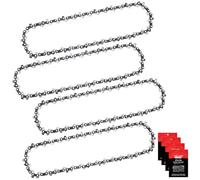 Eyoloty 4 catene per motosega, 30 cm, passo 3/8 l, 1,1 mm, 46 maglie, compatibile con Husqvarna T540, Makita UC 3020A, UC3010A, UC3041A, Dolmar ES2A, ES4A, ES31A, ES32A e molto altro ancora