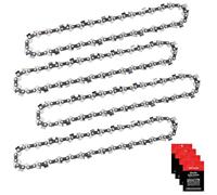 Eyoloty 4 catene per motosega, 35 cm, passo 3/8 l, 1,3 mm, 50 maglie, compatibile con Stihl Dynamac DY15E, Efco E115, Stihl 36170000050 MS 170, 171, 180, 181, 190T, 192T, 009