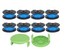 Eyoloty Bobina di filo RAC125 5132002434 adatta per tagliaerba Ryobi 18 V ONE RLT1830H13 RLT1825Li e OLT1831S lunghezza 3,3 m Ø 1,6 mm con copertura bobina (8 bobine + 2 tappi)