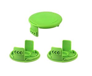 Eyoloty Coperchio per bobina G24LT adatto per tagliaerba Greenworks 24V G24LT G24LT28 G24LT30MK2 serie G24LT30M, copertura bobina di ricambio (3 tappi per bobine)